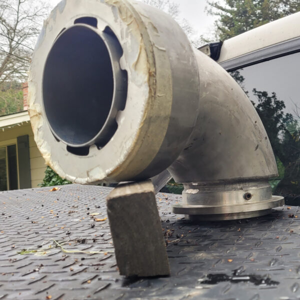 John Deere Wet-Exhaust Elbows 8" Stainless DZ123030-M4345