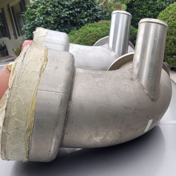 John Deere Wet-Exhaust Elbows 8" Stainless DZ123030-M4345