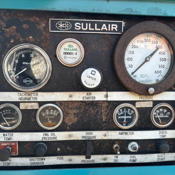 Sullair 900CFM Compressors Low Hours-M4347