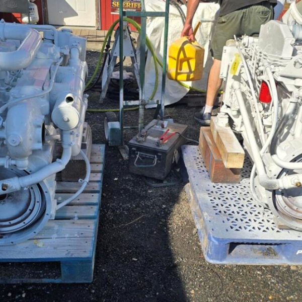 Cummins 6BTA 250HP Pair Low Hours-MEG5091